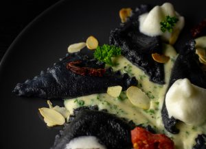 Auf köstlicher Petersiliensauce