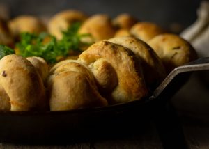 Kross gebackenes Knoblauchbrot