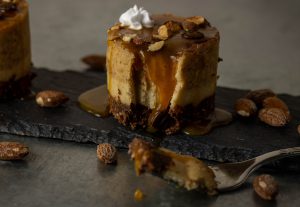 Crunchy Salzmandeln als Dekor