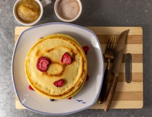 Mungobohnen Pfannkuchen, proteinreich und glutenfrei