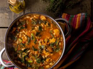Ribollita - Nach dem Kochen auf dem Herd