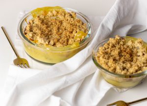 Auf süßem Vanillepudding