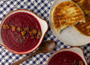 Rote Beete, Birnen, Kräuter, eine tolle Gschmackskombination