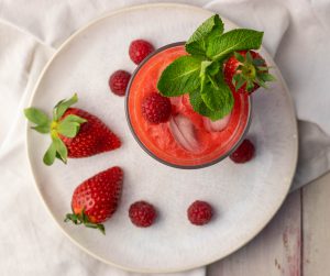 Im Sommer lecker mit Eiswürfeln