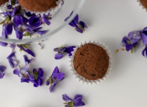 Wilde Duftveilchen gepaart mit Schokolade