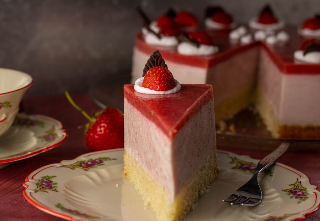 Köstliche Erdbeersahnetorte
