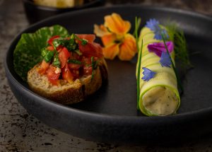 Eine schmackhafte Vorspeise für die gehobene vegane Küche
