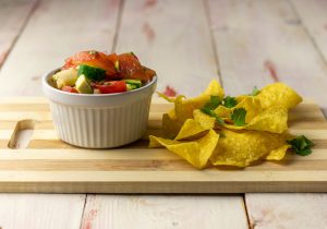 Ganz einfach als toller Snack mit Tortilla Chips