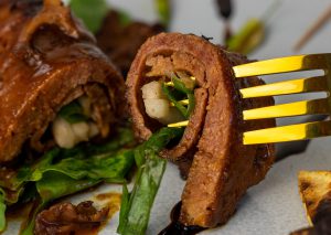 Fleischige, saftige Seitanroulade!