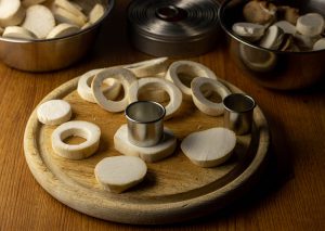 Ausstechen der Calamari