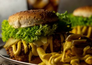 Mit knackigem Salat