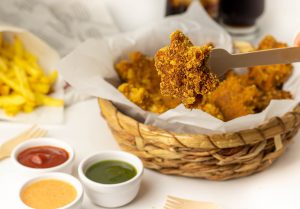 Herbstliche Nuggets, saisonal aus Riesenbovist
