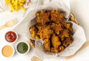 Leckeres, veganes Fast Food aus Pilzen