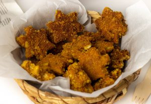Pilznuggets, mit selbstgesammeltem Riesenbovist