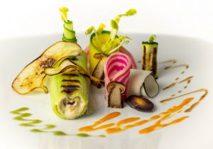 Frisch gegrillte Lauchcannelloni
