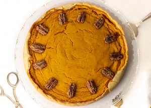 Kürbiskuchen, frisch aus dem Ofen