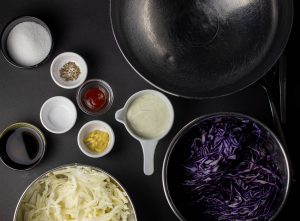 Zutaten für den Coleslaw