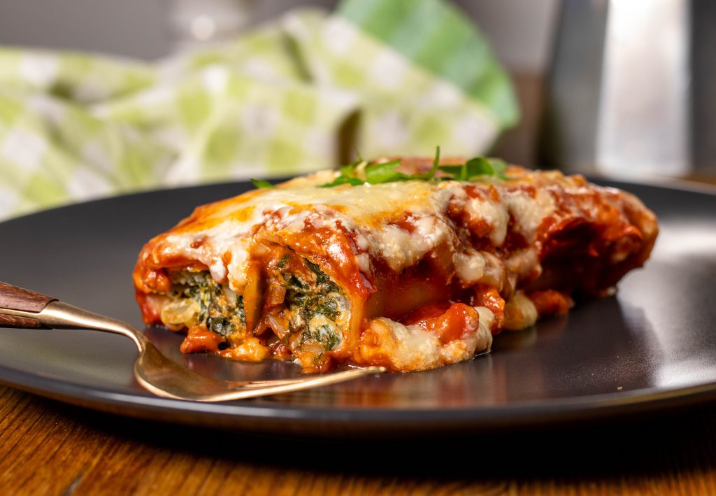 Cannelloni mit köstlicher Spinatfüllung
