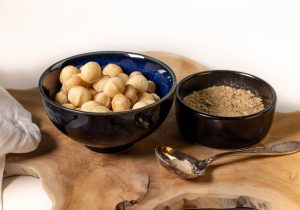 Die Zutaten für den Macadamia Parmesan