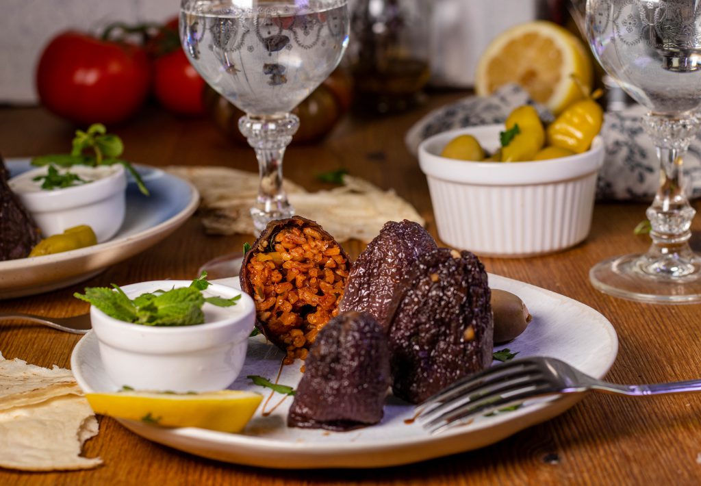 Gefüllte getrocknete Auberginen - Dolma