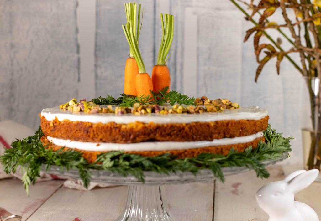 Fertig ist der köstliche Osterkuchen.