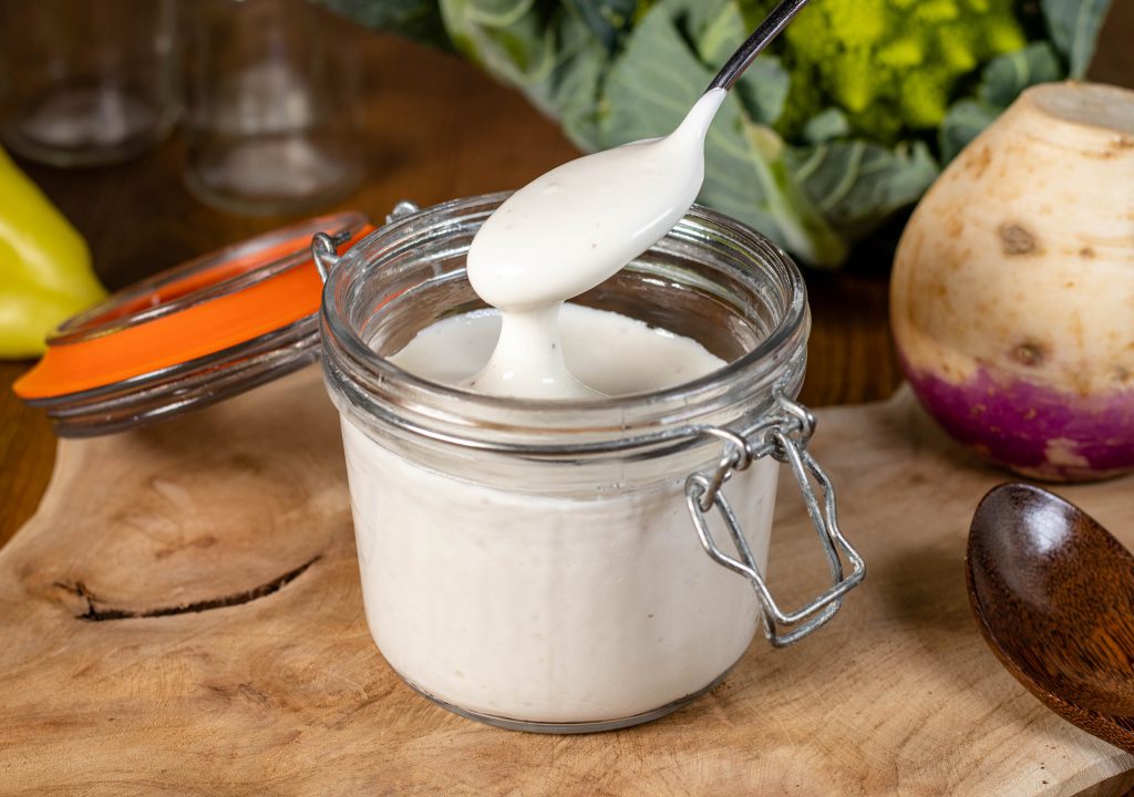 Vegane Mayonnaise aus Aquafaba - sojafrei und rein pflanzlich