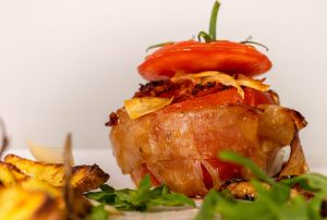 Eine aromatische Füllung aus Bulgur und Sojahack