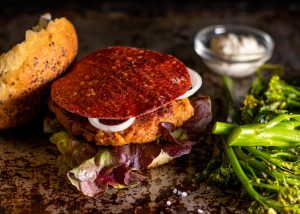 Eine überraschende Schicht auf Hamburgern