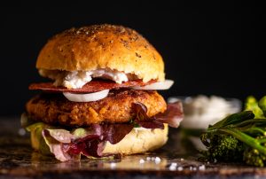 Deftige Burger mit veganen Hamburgerpatties