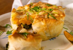 Wildpilz-Kürbis-Pies - leckerer Miniauflauf