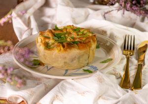 Hier mein Rezept für Wildpilz-Kürbis-Pies