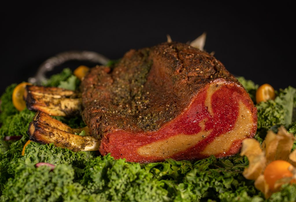 Mein veganes Lammkarree aus selbstgemachtem Seitan