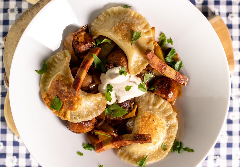 Vegane Piroggen mit 3 Füllungen - einfach selbstgemacht