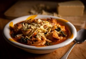 Ribollita – Bohnensuppe mit Schwarzkohl