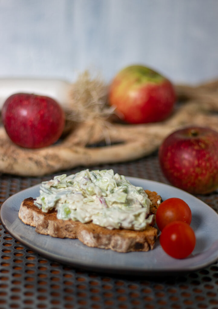 Apfel-Curry-Brotaufstrich: Glutenfrei, Laktosefrei (Milchfrei), ohne Ei