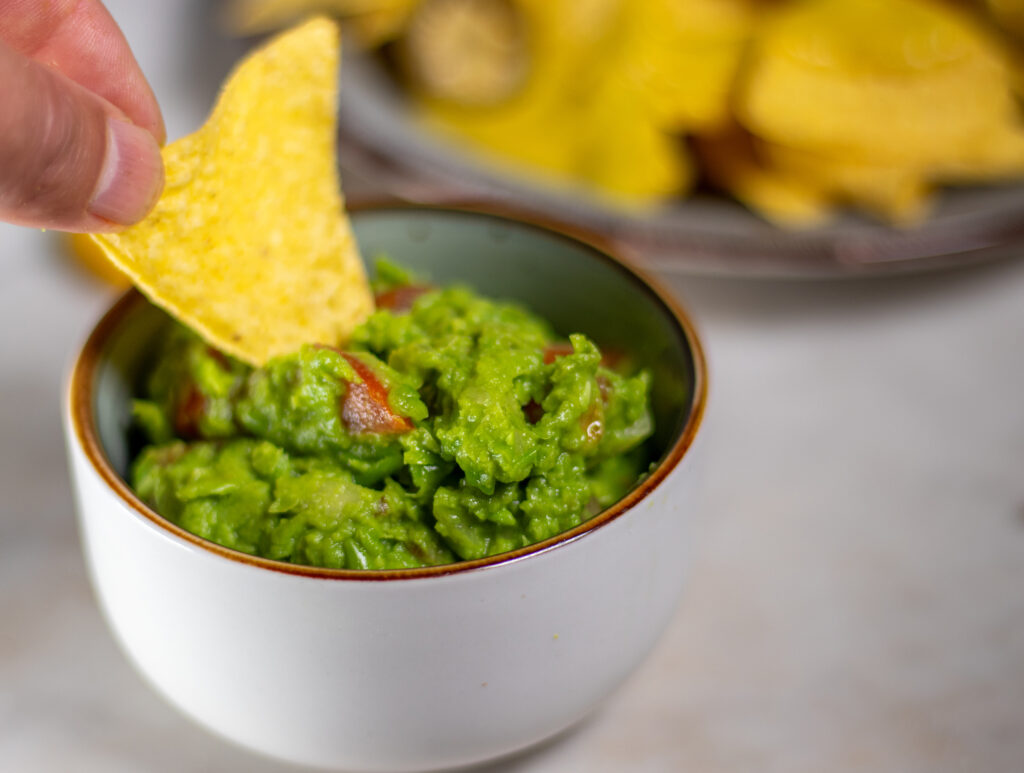Guacamole aus Erbsen