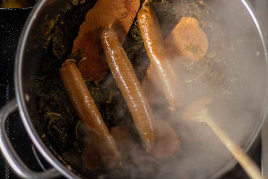 Pinkel selber machen - deftige Wurst für den veganen Grünkohl