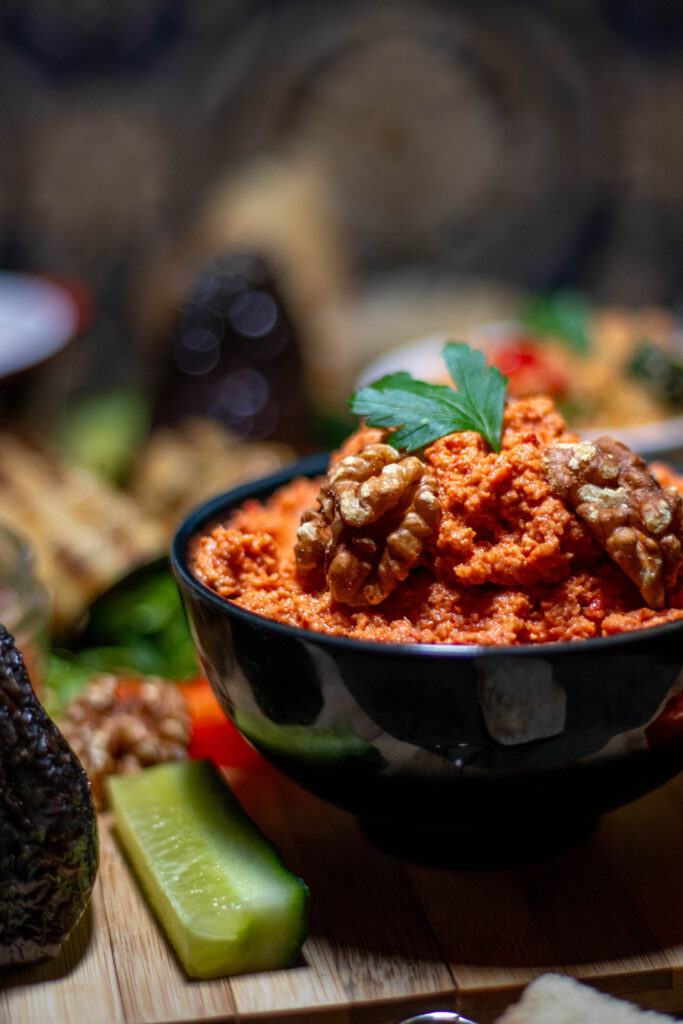 Mein Muhammara Rezept ist ganz einfach und in wenigen Minuten hergestellt