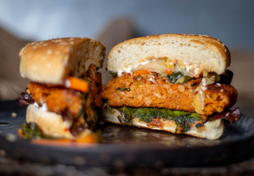 Ein Kimchi-Patty macht den großen Unterschied beim Kimchi-Burger