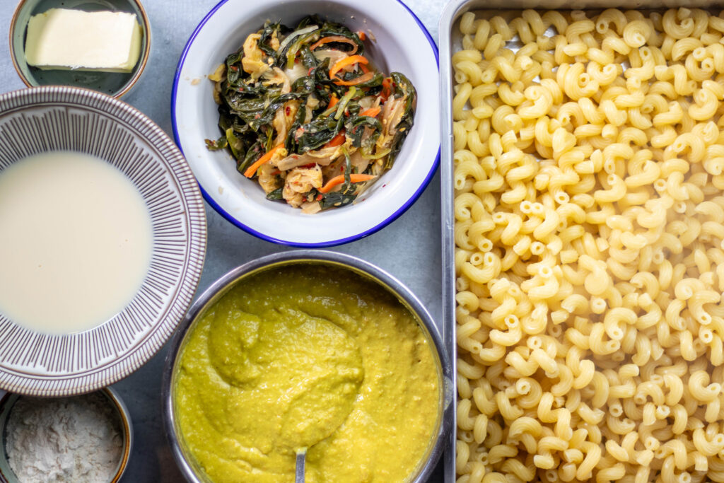 1. Kimchi Mac'n'Cheese: die Zutaten
