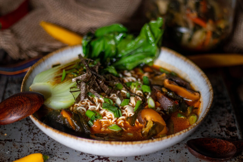 Kimchi Ramen - vegan und selbstgemacht