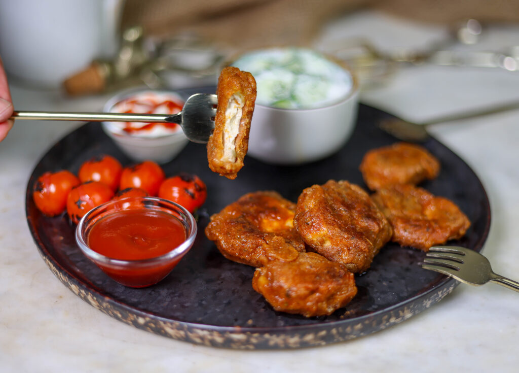 Diese Nuggets sind sie rein vegan und überzeugen auch die größten Vegan-Muffel und Anti-Pilz-People.