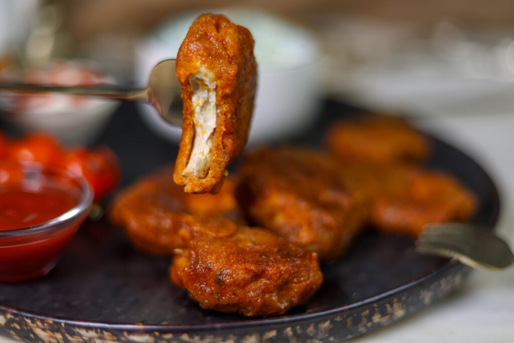 Ultra-würzige Chicken-Nugget-Panade für meine Wiesenstäubling-Nuggets