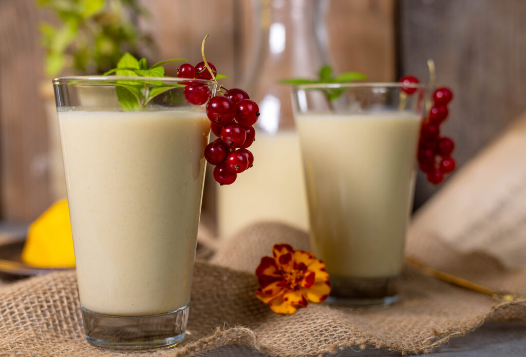 Original indischer Mango Lassi - vegan