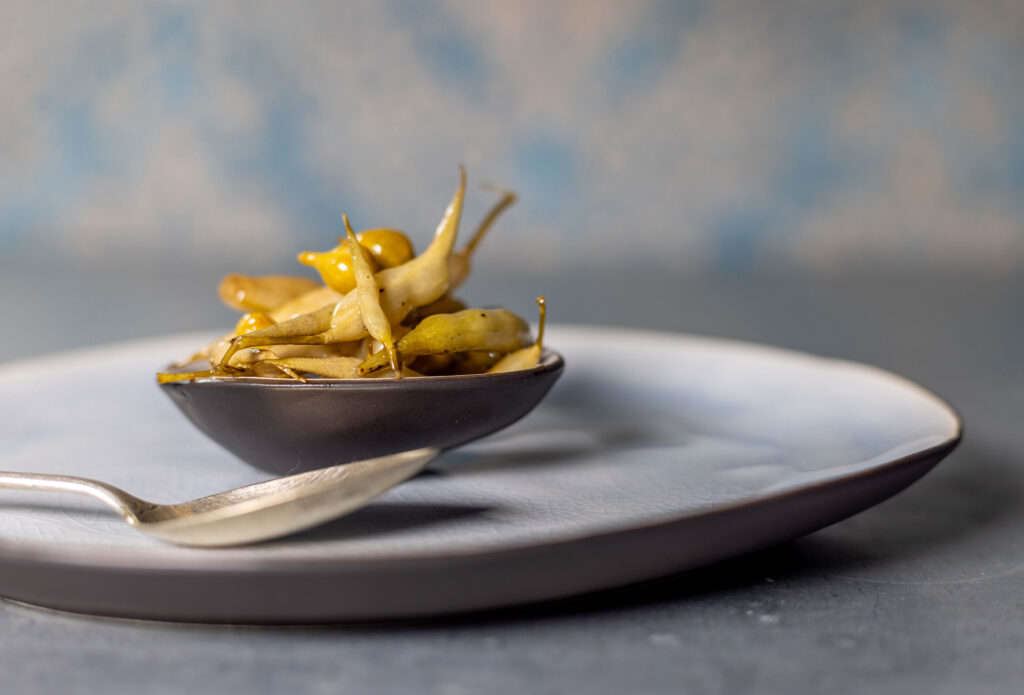 Wer säuerliches mag, kann Radieschenschoten Pickles auch einfach so snacken.