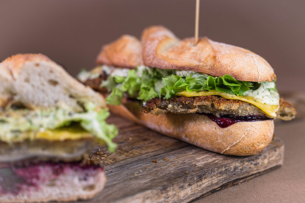 Zeige mir gerne auch Deine veganen Schnitzel-Croques