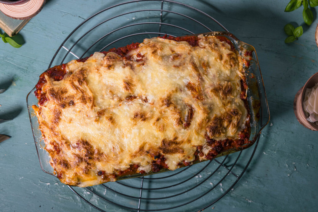 9. Nach dem Backen sollten die Cannelloni 10 Minuten auskühlen.