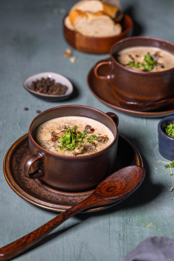 Pfifferlingcremesuppe - eine aromatische Vorsuppe oder Hauptgang