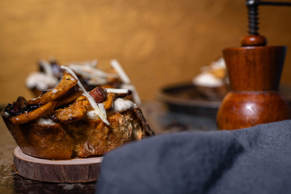 Zeige mir gerne auch Dein Pilzbruschetta
