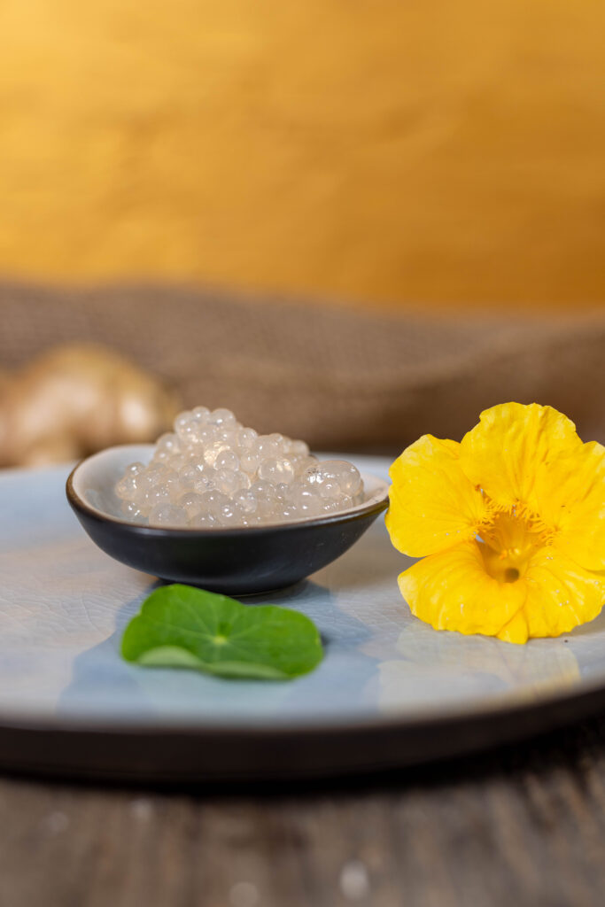 Ingwer-Kaviar – ein Highlight für die gehobene, vegane Küche